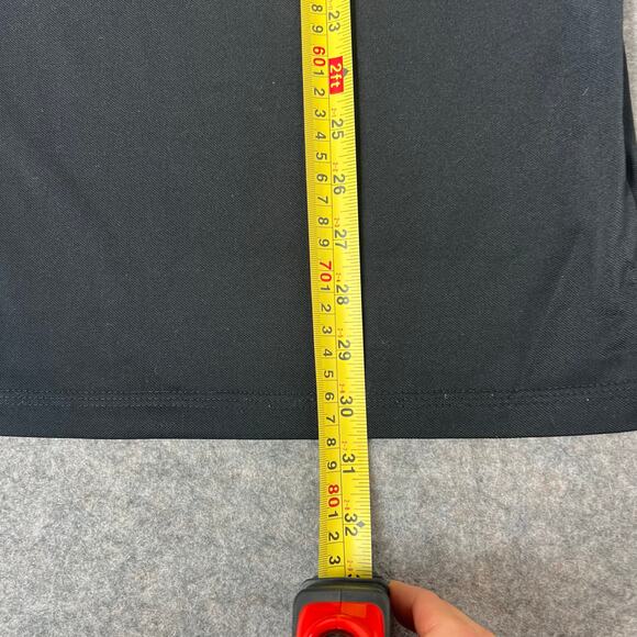 Dixxon Polo Black Shirt Mens Sweat Wicking Performance Polo Golf Size XL - Picture 9 of 10